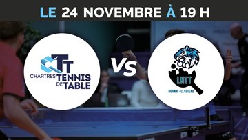 C'Chartres Tennis de table vs Roanne LNTT