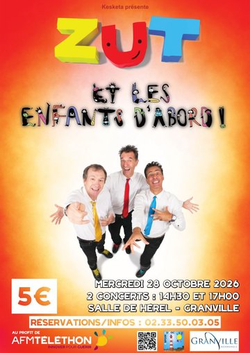 Concert Zut et les enfants d'abord - Au profit du Téléthon