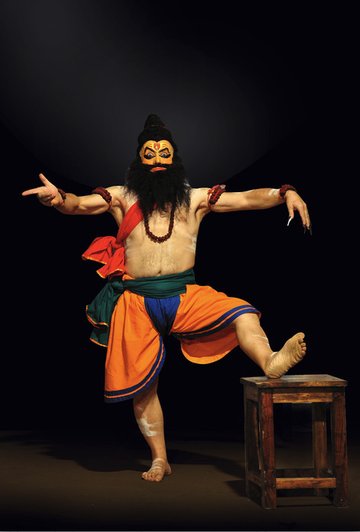 Parashurama
Danse classique indienne de style Kathakali