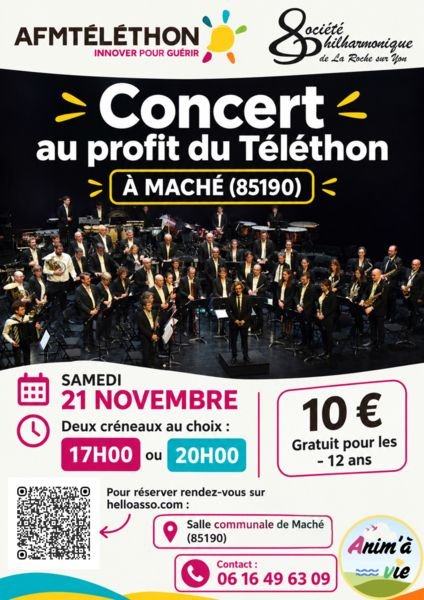 [Reprogrammé] Concert Ani à Vie - AFM Téléthon