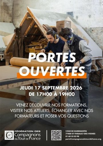 🔨 PORTES OUVERTES – COMPAGNONS DU TOUR DE FRANCE