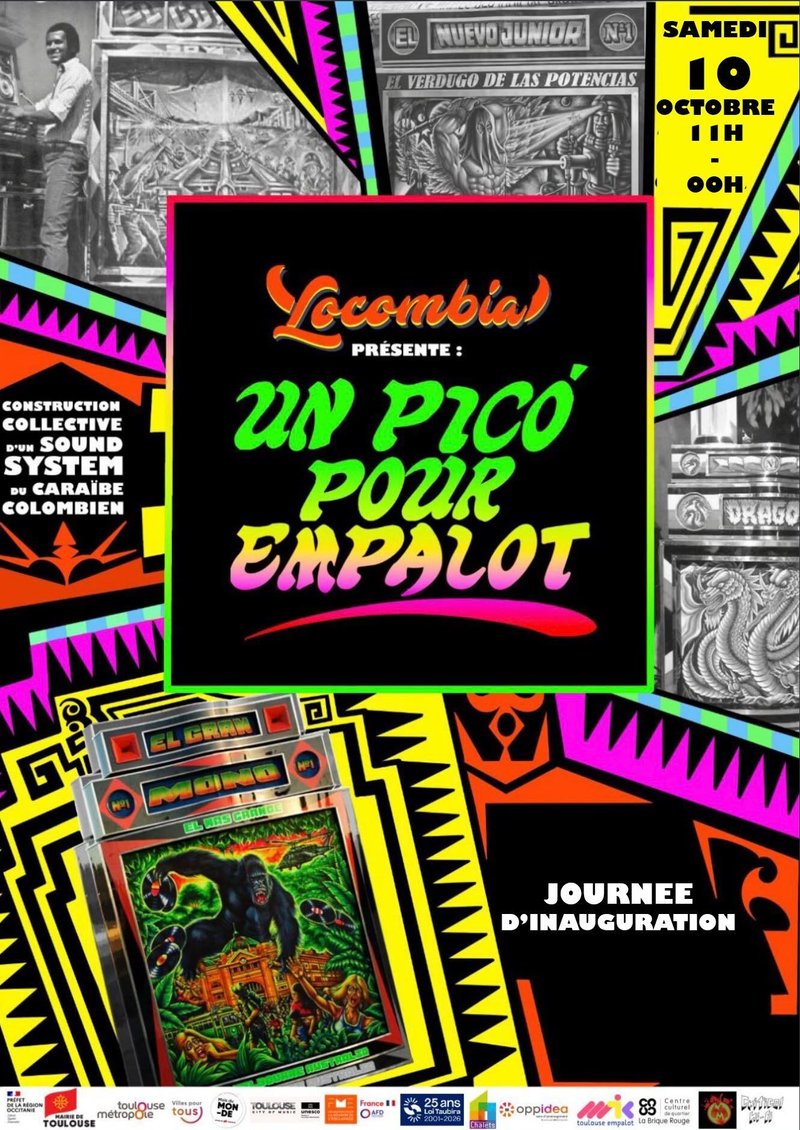Journée d'inauguration du Lobo Sónico, le sound system d'Empalot
