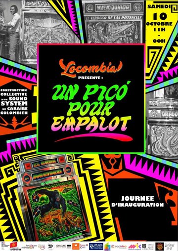 Journée d'inauguration du Lobo Sónico, le sound system d'Empalot