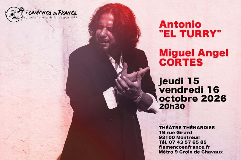 Récital flamenco avec Antonio "EL TURRY"