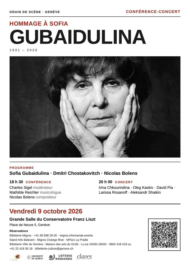 Hommage à Sofia Gubaïdulina: Conférence-concert