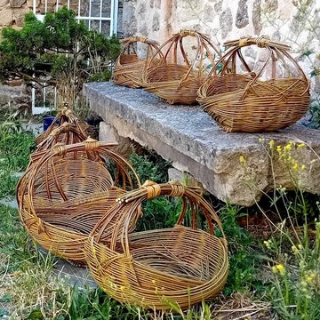 Atelier Vannerie " Tresser un grand panier Zarzo en osier " 1j