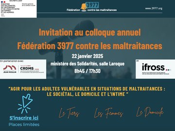 Colloque annuel Fédération 3977 contre les maltraitances