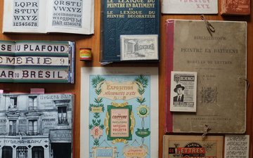 Peinture en lettres & lithographie : un siècle de modèles pour les peintres