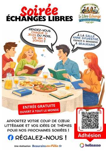 Soirée d'échanges libres de l'association Le Libre-Échange