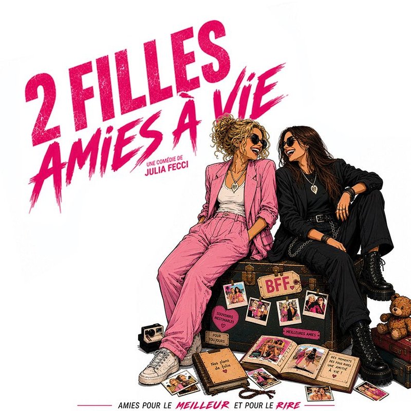 2 filles amies à vie.Comédie
