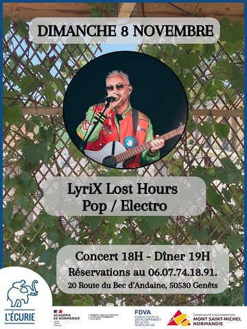 Dîner-concert "LyriX Lost Hours"