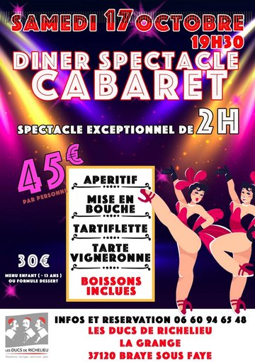 Dîner-spectacle cabaret