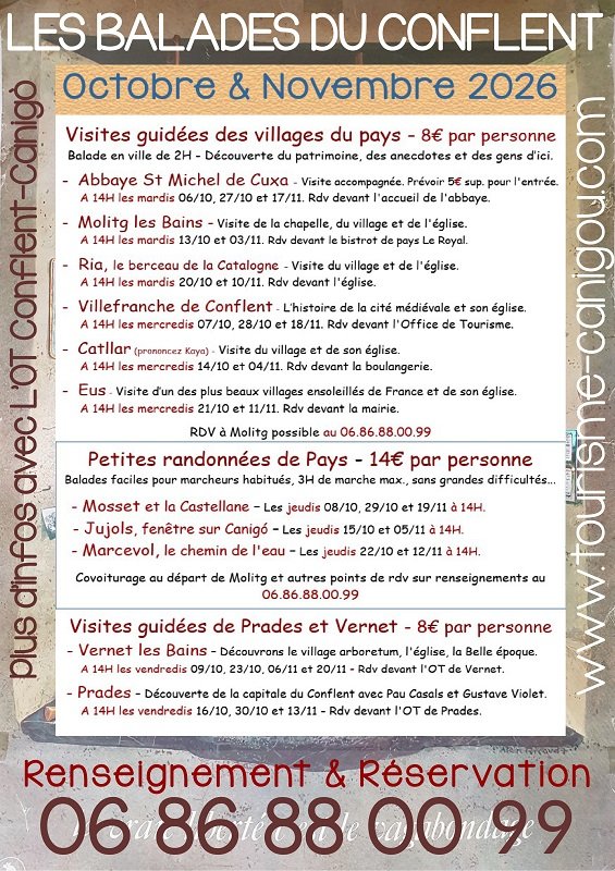 LES BALADES DU CONFLENT "MOSSET ET LA CASTELLANE"
