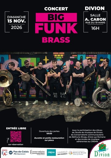 Concert Big Funk Brass à Divion