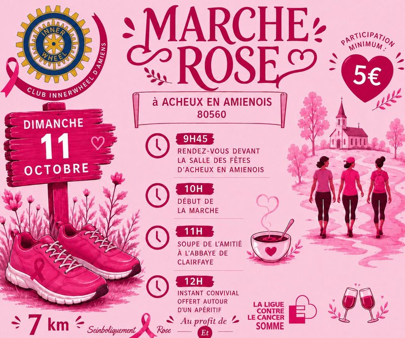 Innerwheel Marche Rose