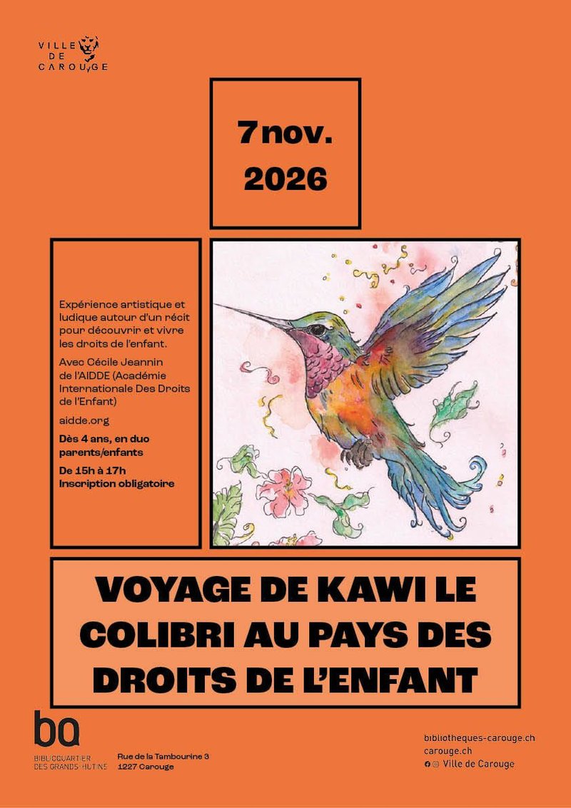 Voyage de Kawi le colibri au pays des droits de l'enfant