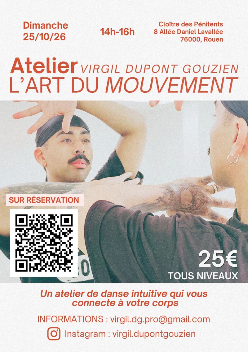 Atelier "L'Art du Mouvement" dimanche 25 octobre 2026