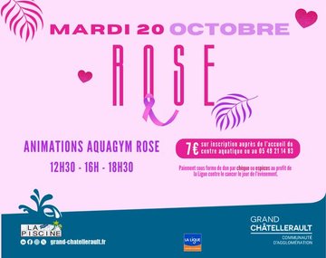 OCTOBRE ROSE AU CENTRE AQUATIQUE