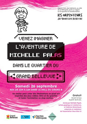Venez imaginer l'aventure de Michelle Palas