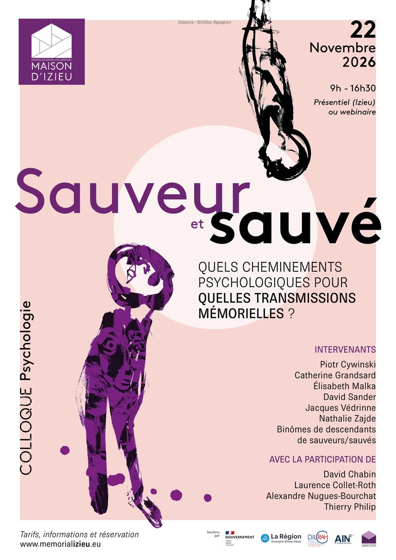 Sauveur et sauvé
Quels cheminements psychologiques
pour quelles transmissions mémorielles ?