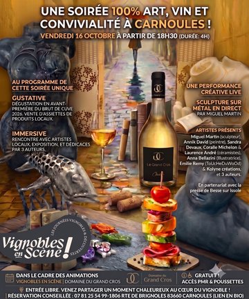 Vignobles en scène - Art, vin et convivialité à Carnoules