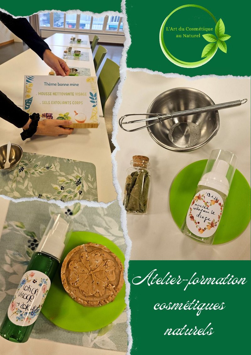 Atelier-formation "Apprendre à fabriquer ses cosmétiques naturels"
