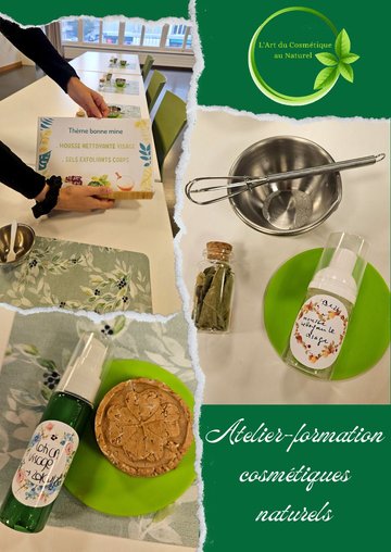 Atelier-formation "Apprendre à fabriquer ses cosmétiques naturels"