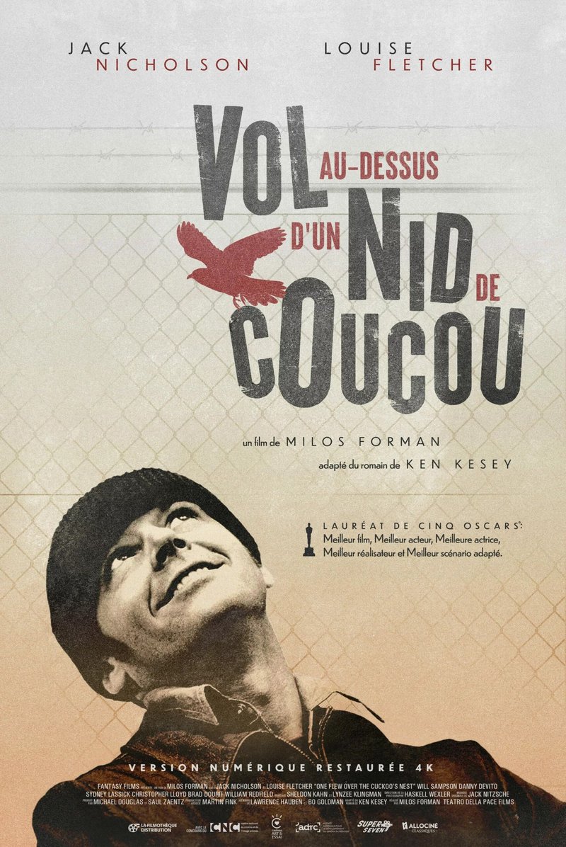 Projection du film "Vol au-dessus d'un nid de coucou" de Milos Forman