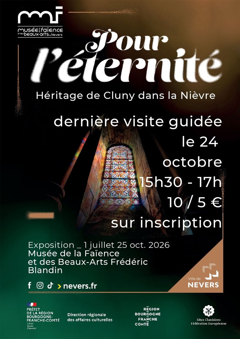 Dernière visite guidée de l’exposition temporaire « Pour l’éternité. Héritage de Cluny dans la Nièvre »