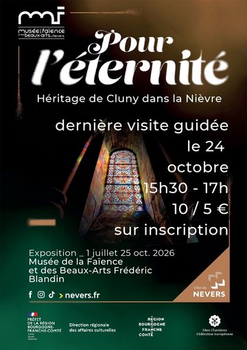 Dernière visite guidée de l’exposition temporaire « Pour l’éternité. Héritage de Cluny dans la Nièvre »