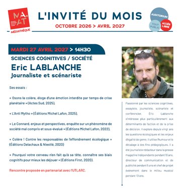 L'invité du mois : Eric Lablanche