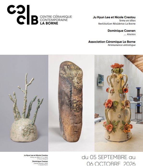 Exposition de Dominique Coenen, Ju Hyun Lee, Nicole Crestou et l'Association Céramique La Borne