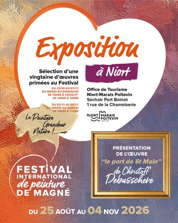 Exposition d’une sélection d’œuvres primées du Festival international de peinture de Magné à Niort