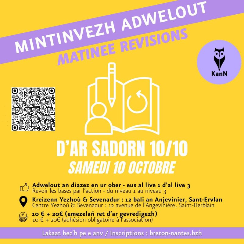 Matinée : révisions de breton - Octobre