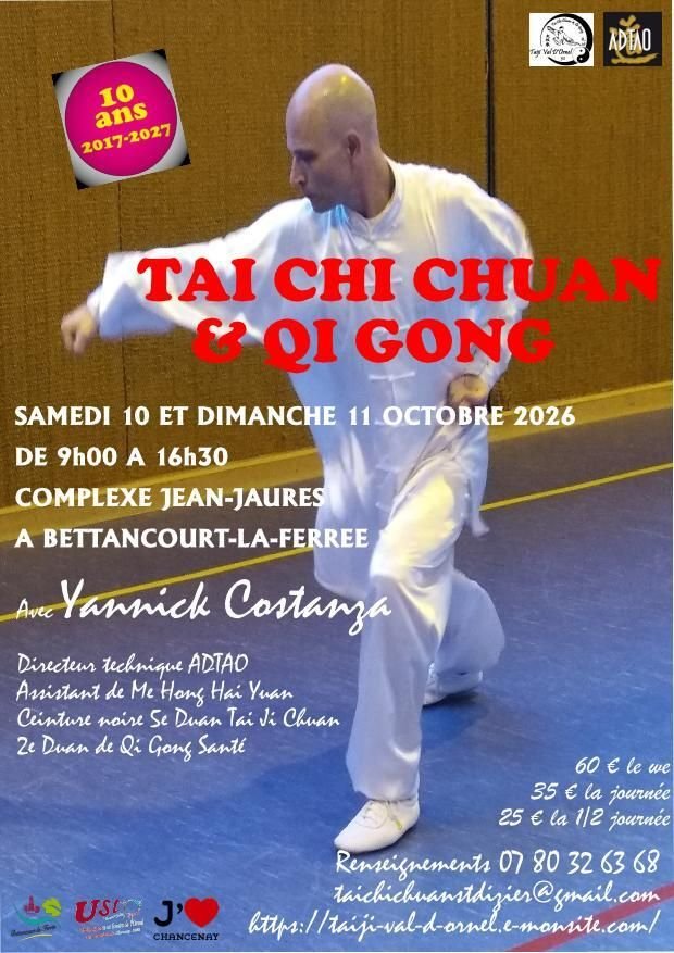 Stage de Tai Chi Chuan et de Qi Gong