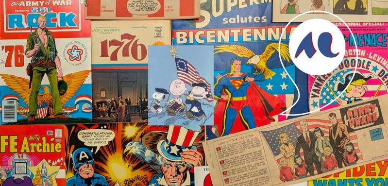 Exposition "Les comics à l'époque du Bicentenaire des États-Unis"