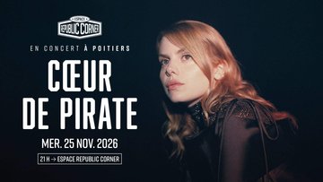 Coeur de pirate en concert à l'Espace Republic Corner