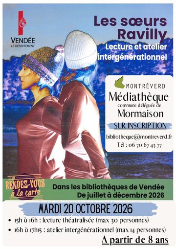 Les soeurs Ravilly, lecture et atelier intergénérationnel