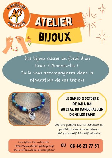 Atelier réparation bijoux