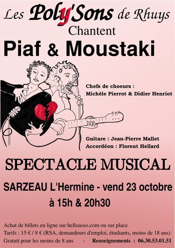 Les Poly'sons de Rhuys chantent Piaf et Moustaki