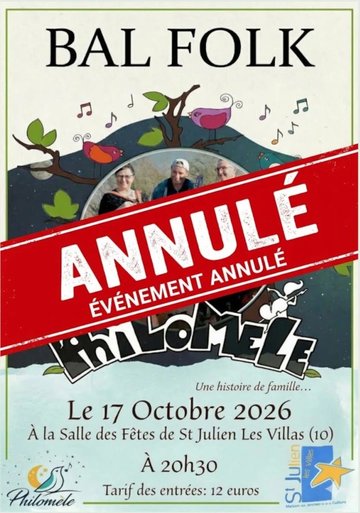 ANNULATION du Bal Folk avec Philomèle