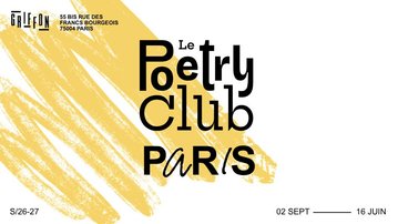 Le Poetry Club - 07/10
