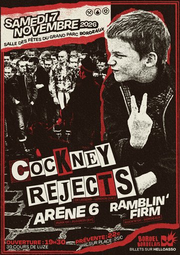 Cockney Rejects - Arene 6 - Ramblin' Firm