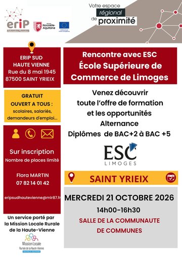 Venez rencontrer l'école supérieure de commerce de Limoges