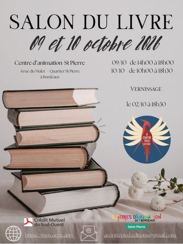 Salon du livre 09 et 10 octobre 2026