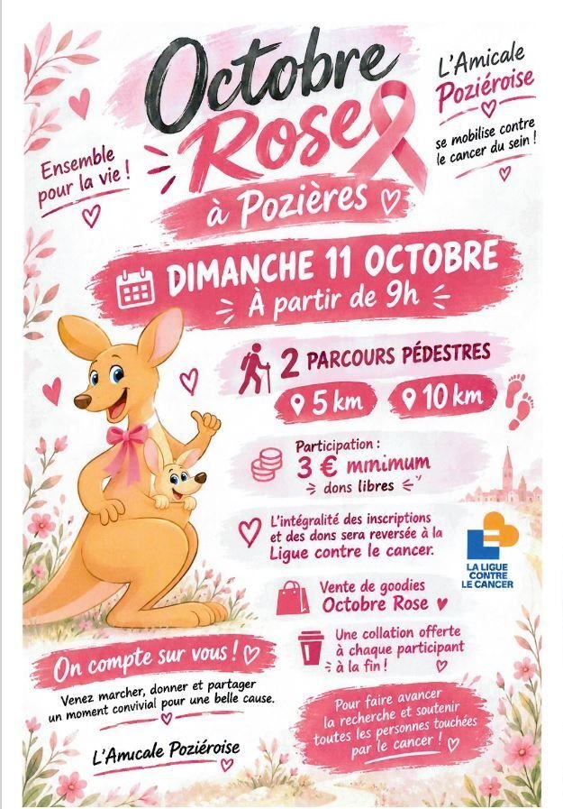 Marches de 5 et 10 km à Pozières