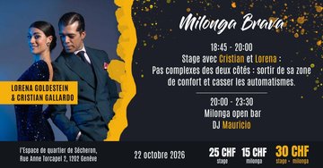 Milonga Brava avec Lorena Goldestein & Cristian Gallardo