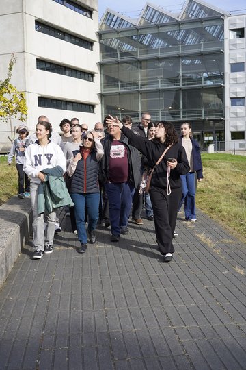 Visite du campus de la Cité Descartes