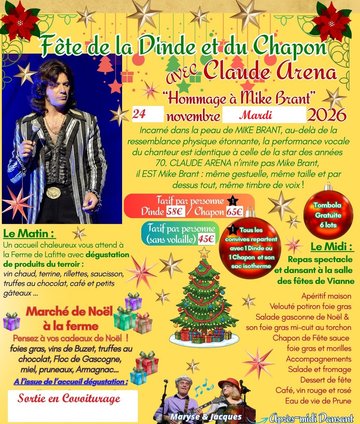 Fête de la dinde et du chapon à la ferme de Lafitte