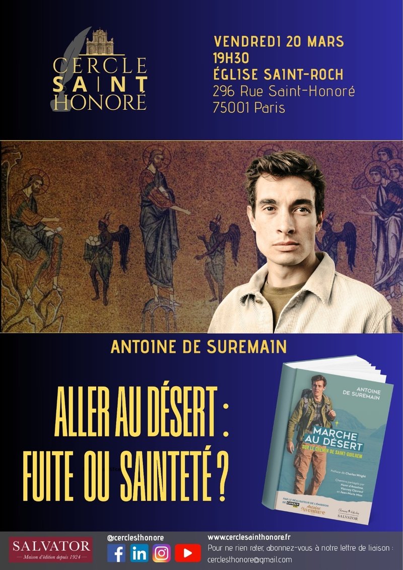 Aller au désert : fuite ou sainteté ? | Antoine de Suremain